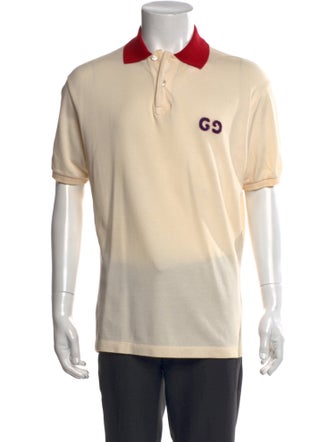 Gucci 2019 Interlocking G Logo Polo Shirt