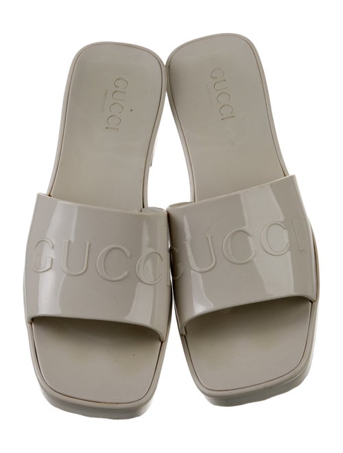 Gucci Plastique GG Logo Slides
