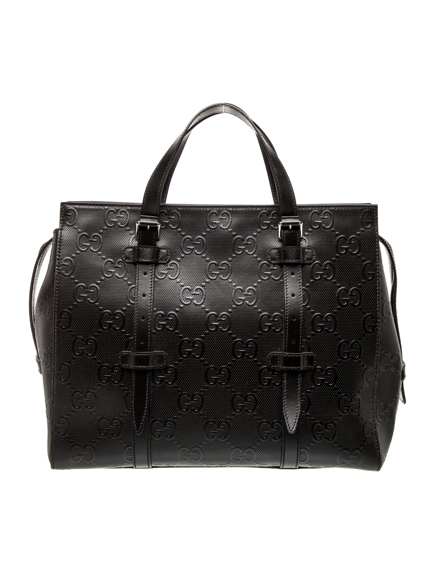 Gucci GG Embossed Top Handle Bag