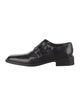 Gucci Signature Logo Leather Monk Straps