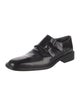 Gucci Signature Logo Leather Monk Straps