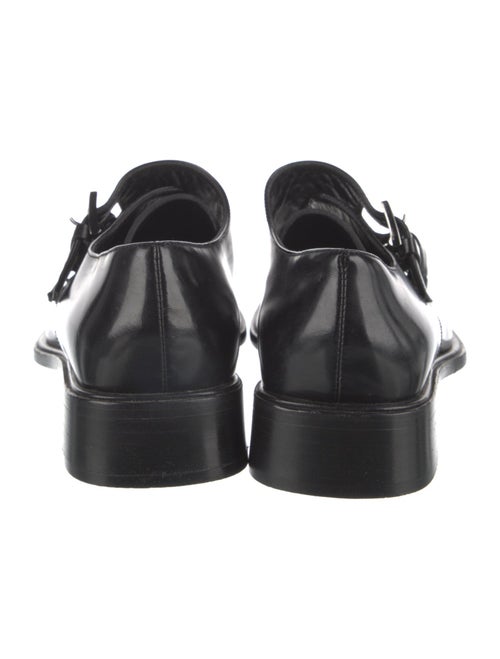 Gucci Signature Logo Leather Monk Straps