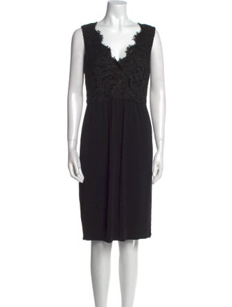 Gucci V-Neck Knee-Length Dress