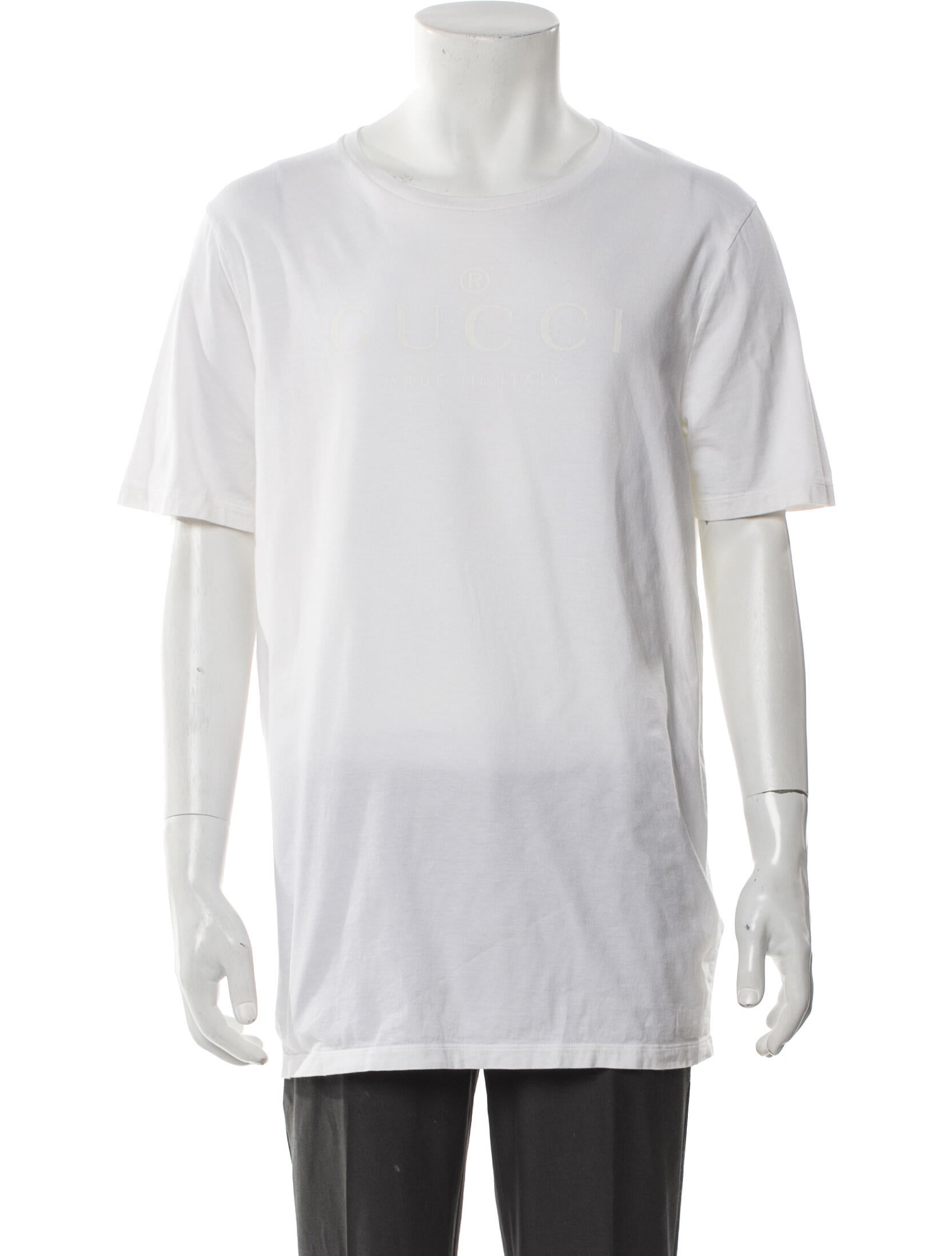 Gucci Signature Logo Crew Neck T-Shirt