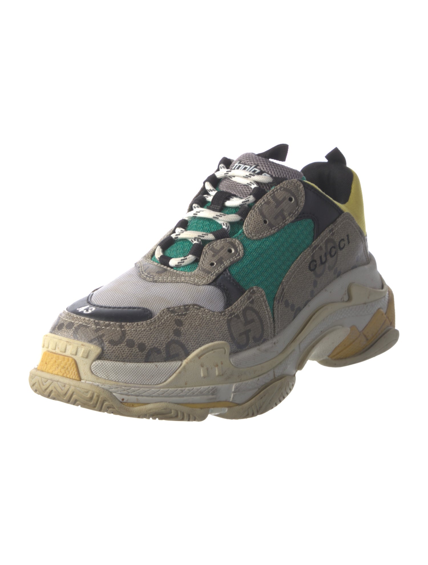 Gucci x Balenciaga The Hacker Project Triple S Sneakers