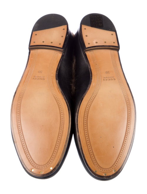 Gucci Horsebit Accent Leather Mules