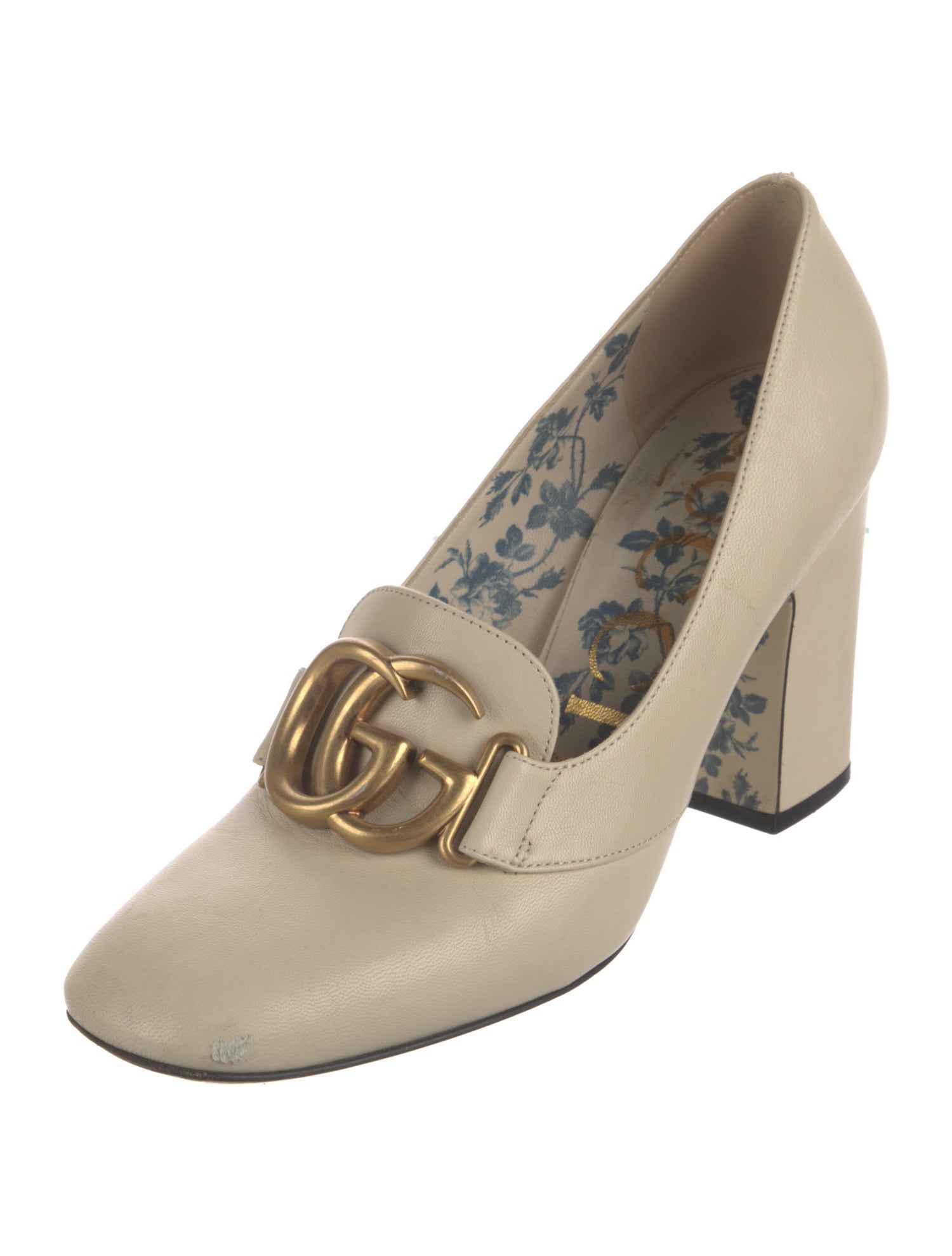 Gucci Victoire Double G Logo Pumps