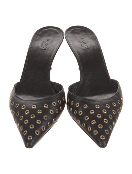 Gucci Leather Mules