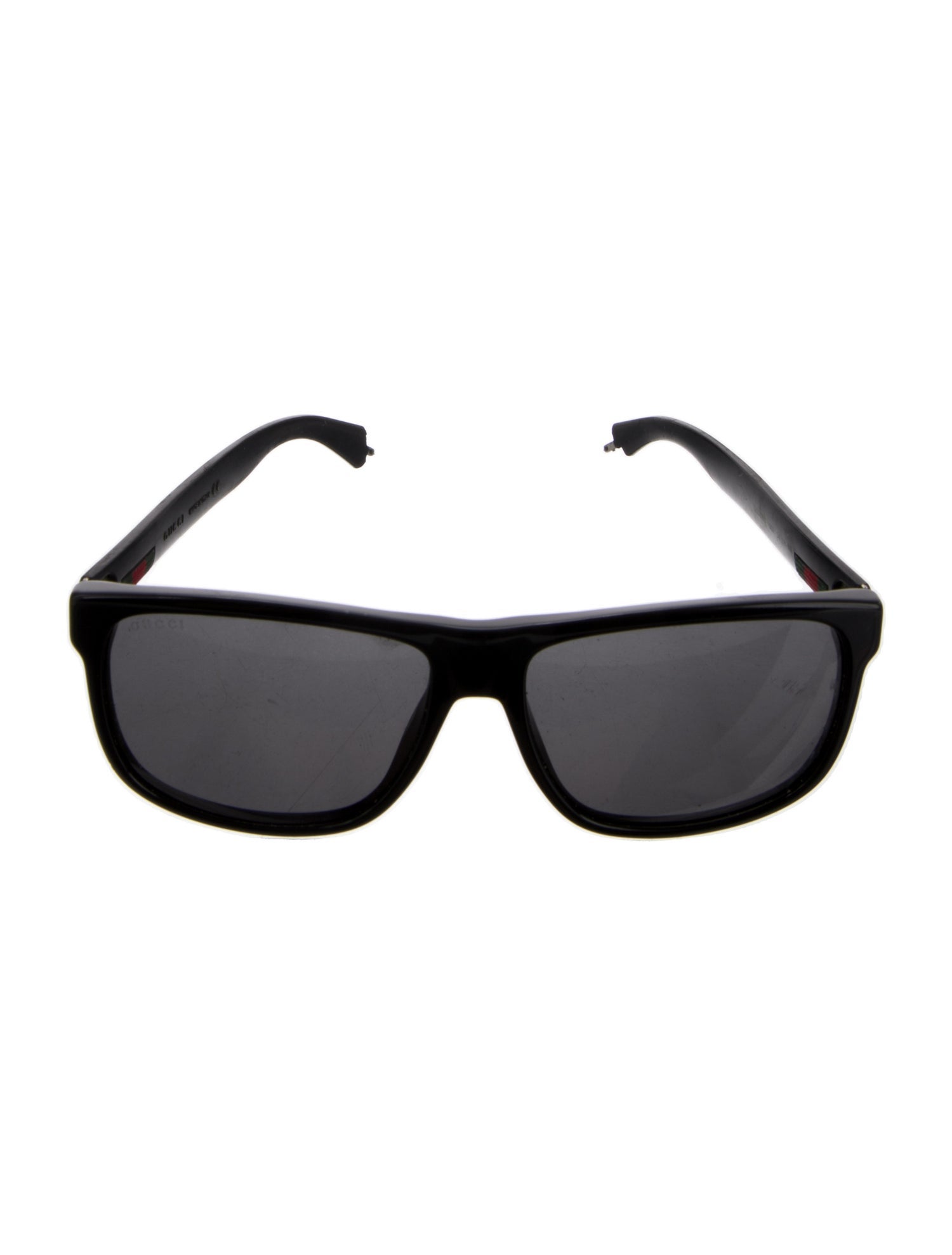 Gucci Web Accent Square Sunglasses