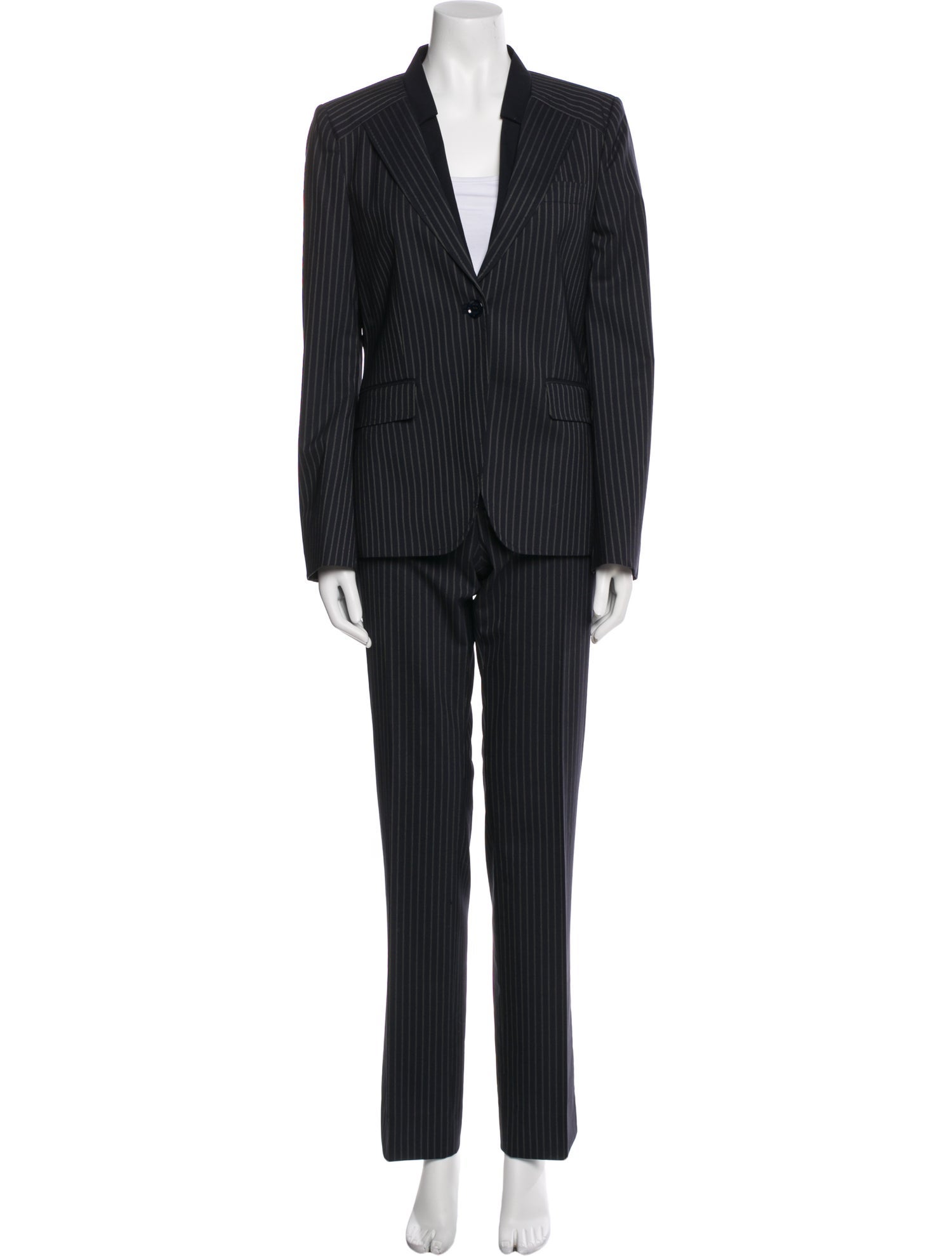 Gucci Wool Striped Pantsuit
