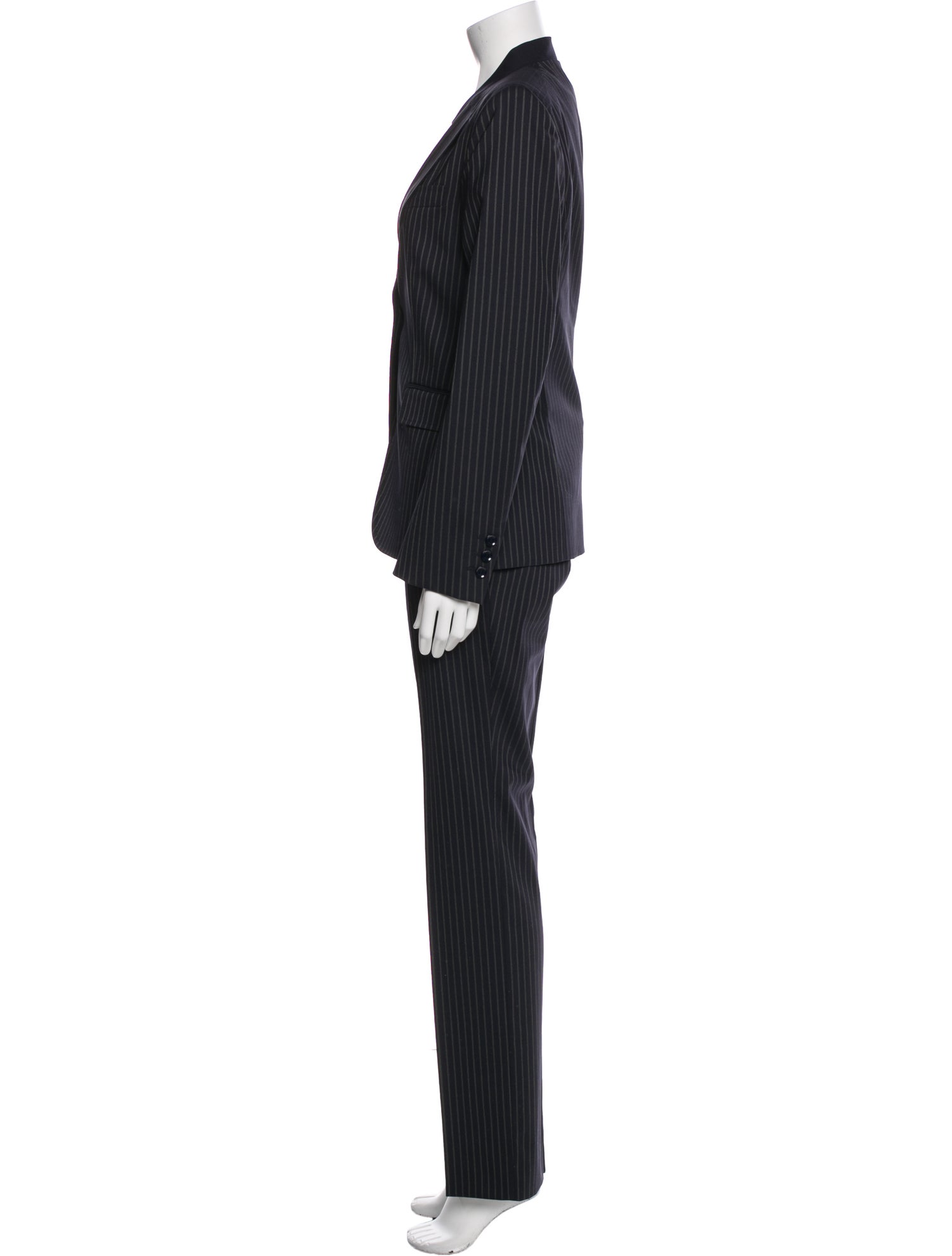 Gucci Wool Striped Pantsuit