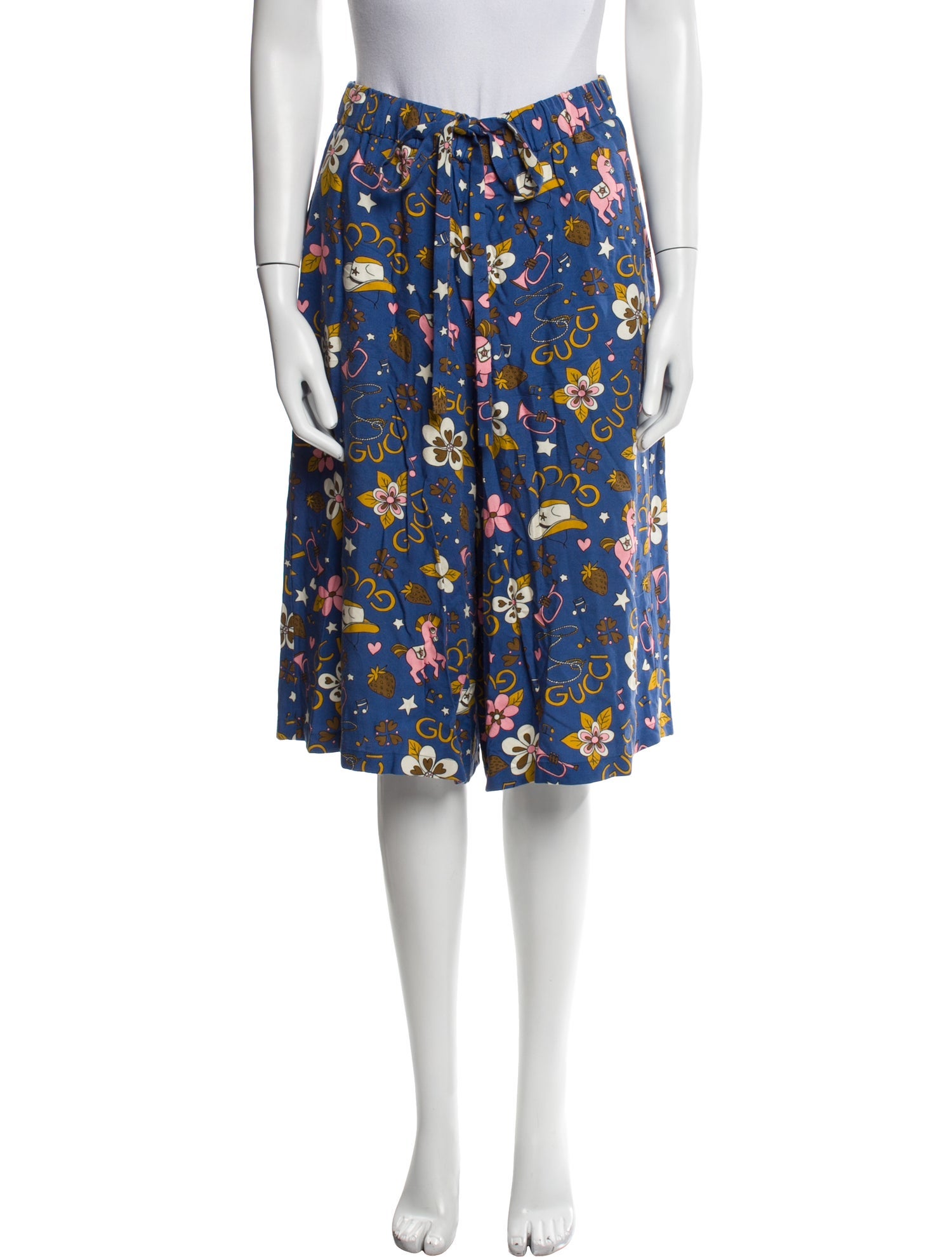 Gucci Signature Logo Jogger Shorts