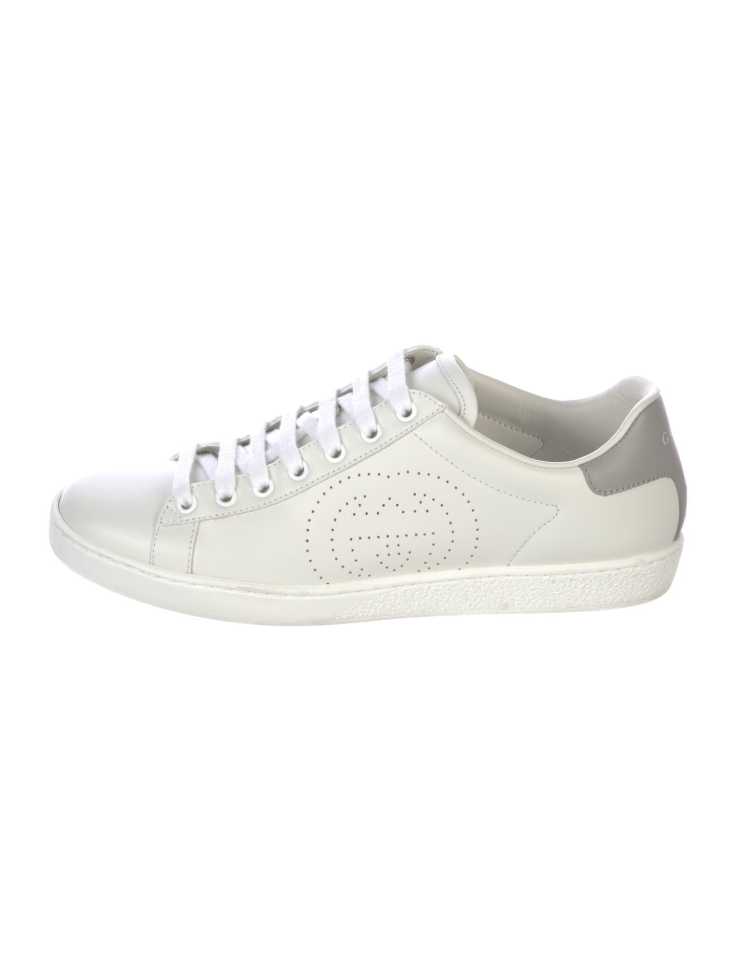 Gucci Interlocking G Logo Leather Sneakers