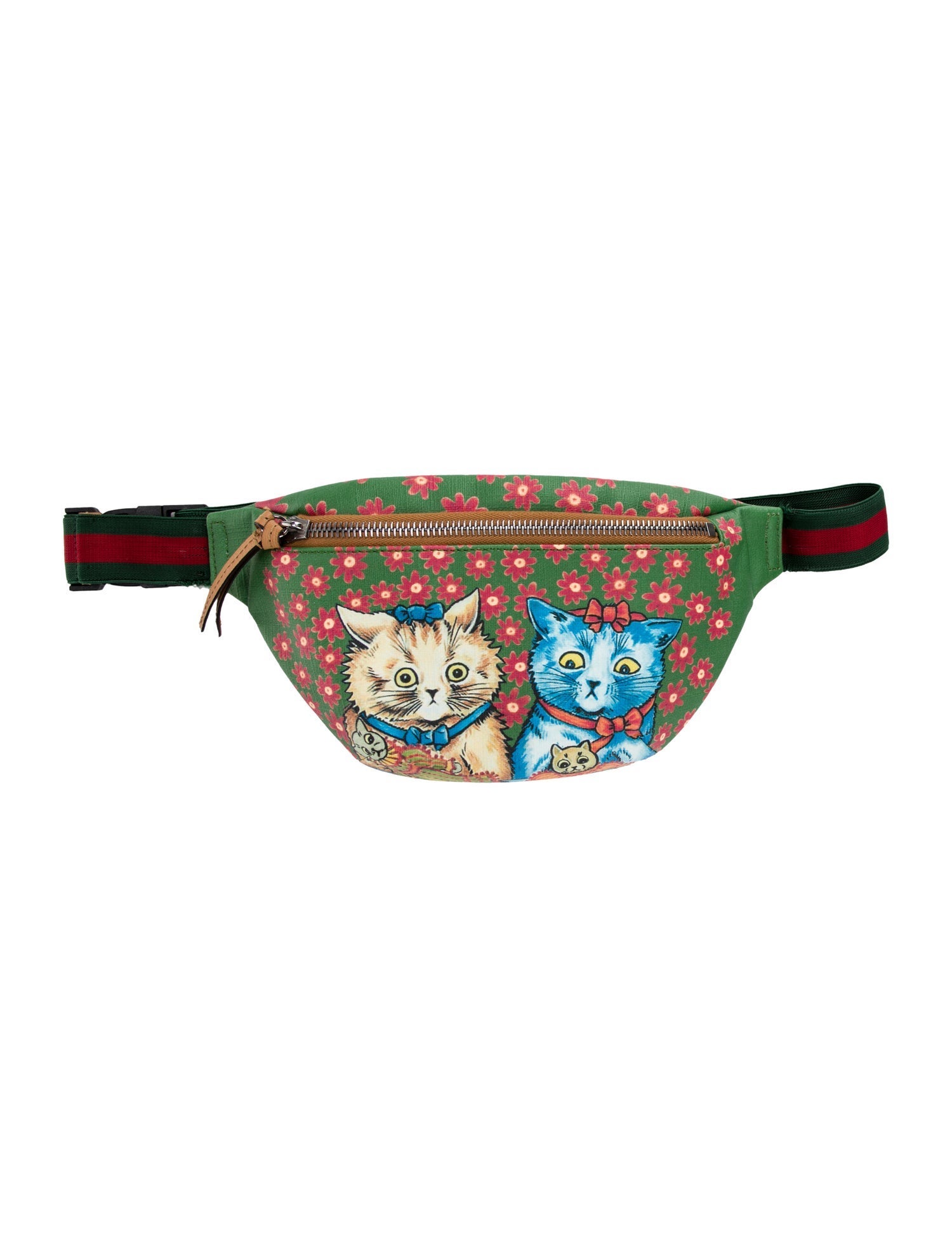 Gucci Girls' Cat Printed Belt Bag