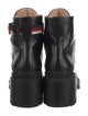 Gucci Boot with Sylvie Web Sylvie Web Accent Combat Boots