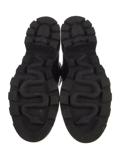 Gucci Boot with Sylvie Web Sylvie Web Accent Combat Boots