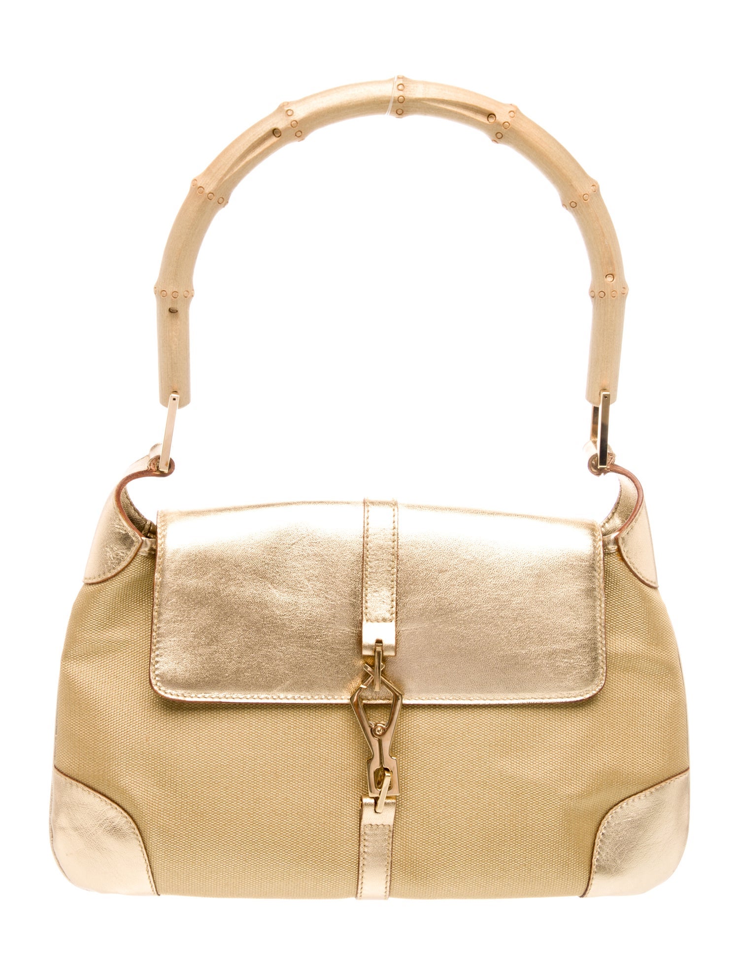 Gucci GG Canvas Bamboo Jackie