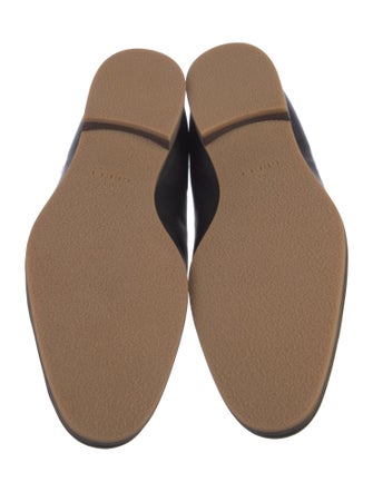 Gucci Web Accent Leather Dress Loafers