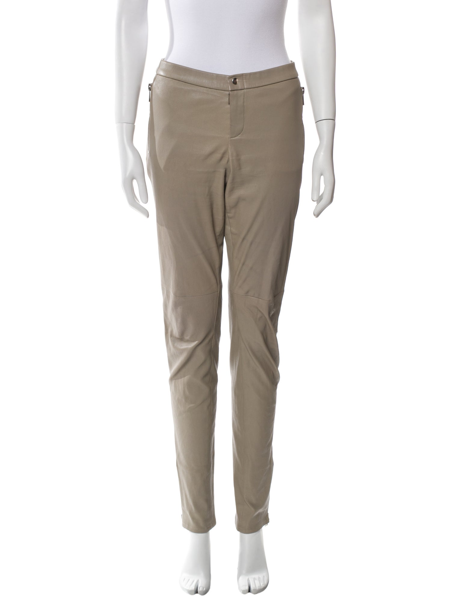 Gucci Leather Skinny Leg Pants