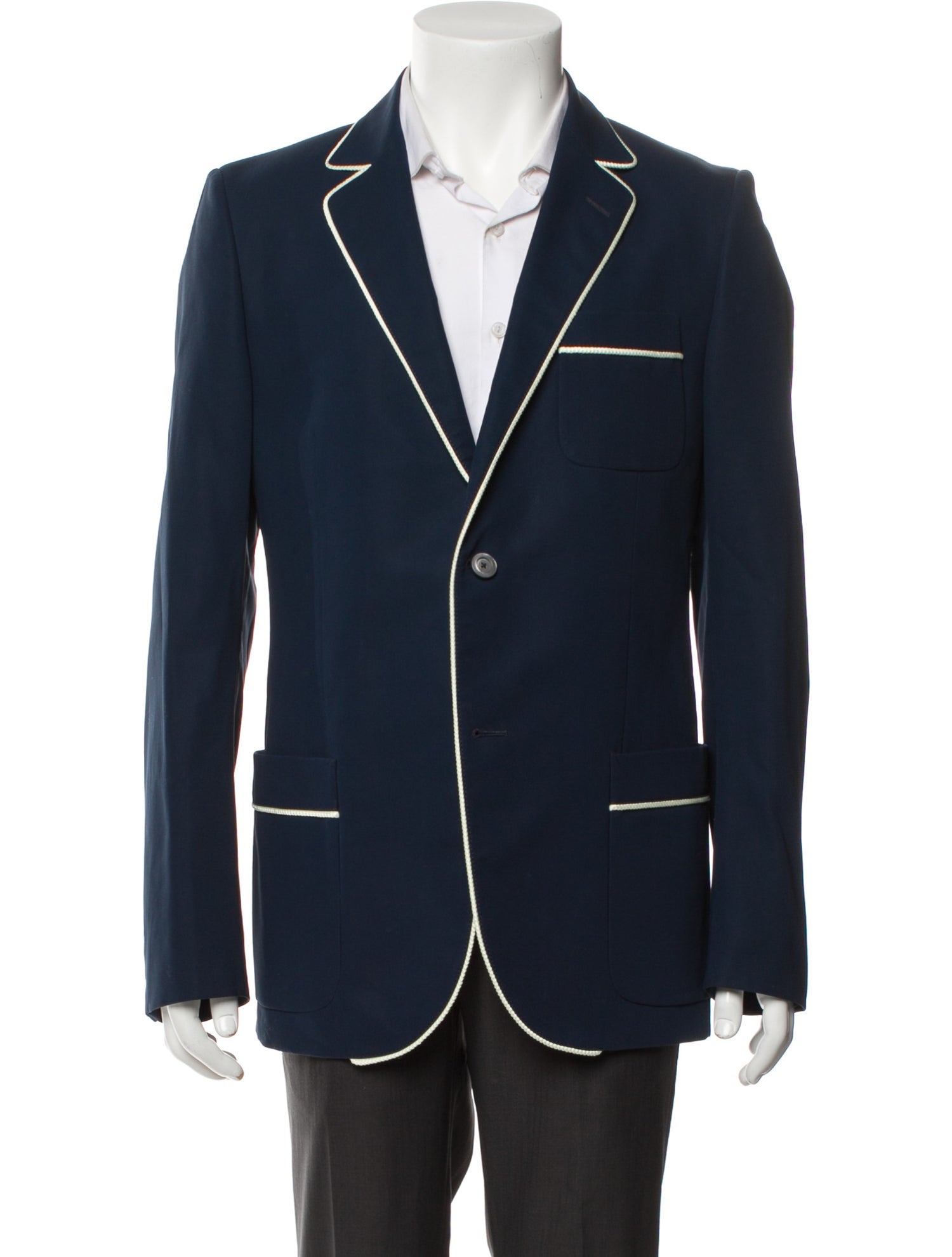 Gucci Sylvie Web Accent Blazer