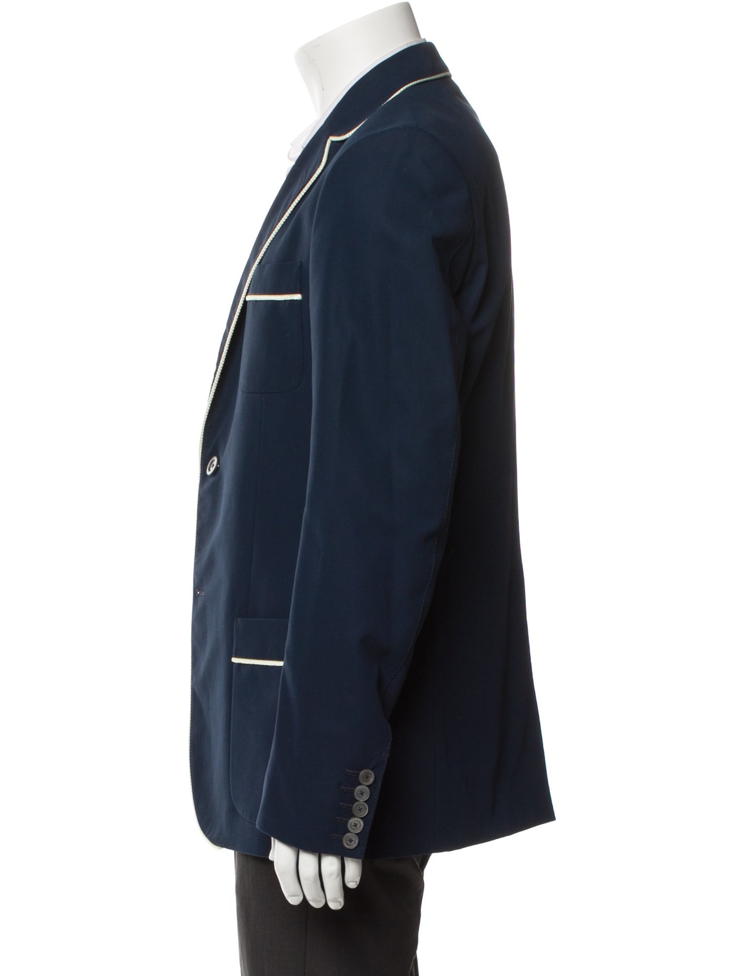 Gucci Sylvie Web Accent Blazer