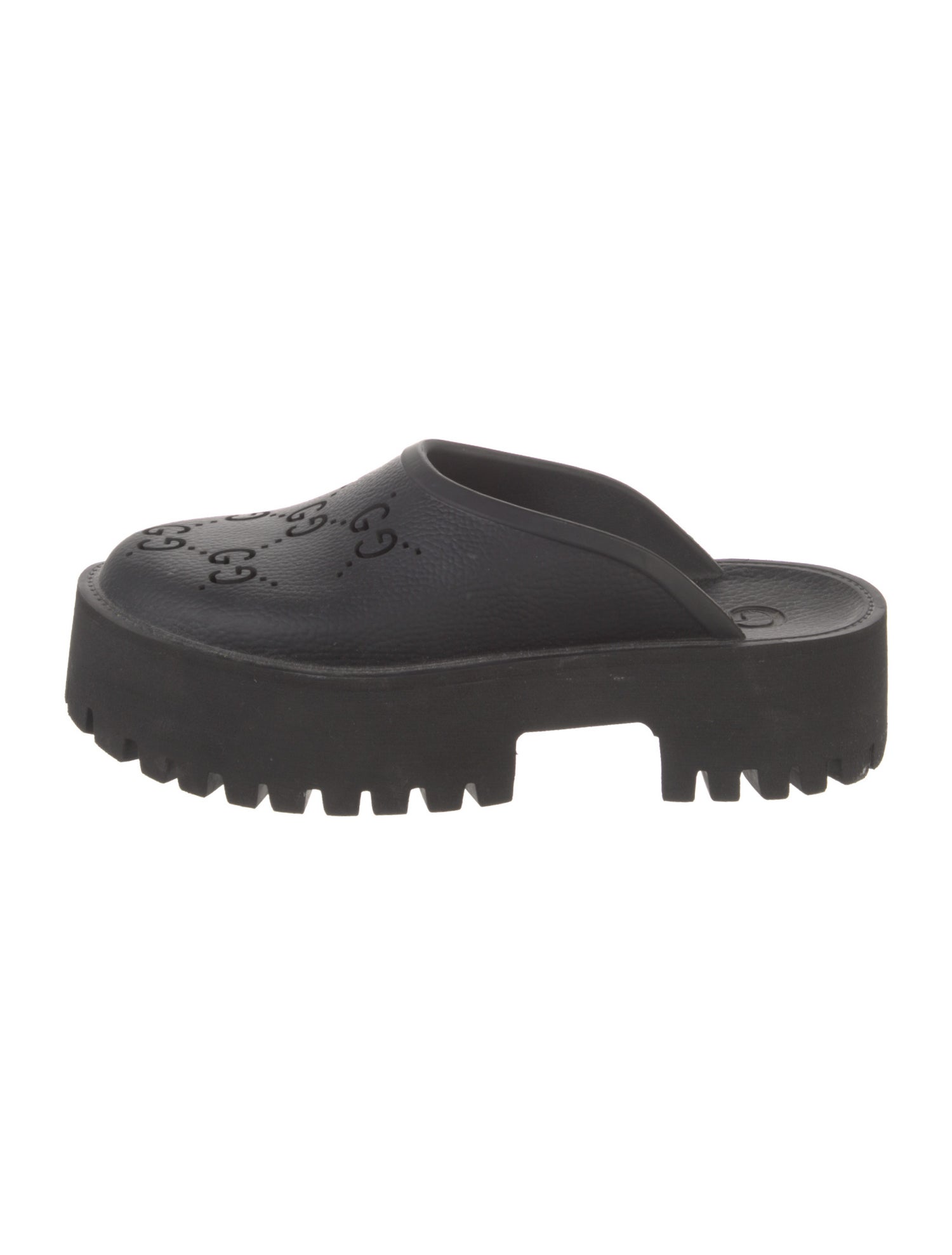 Gucci GG Supreme Rubber Mules