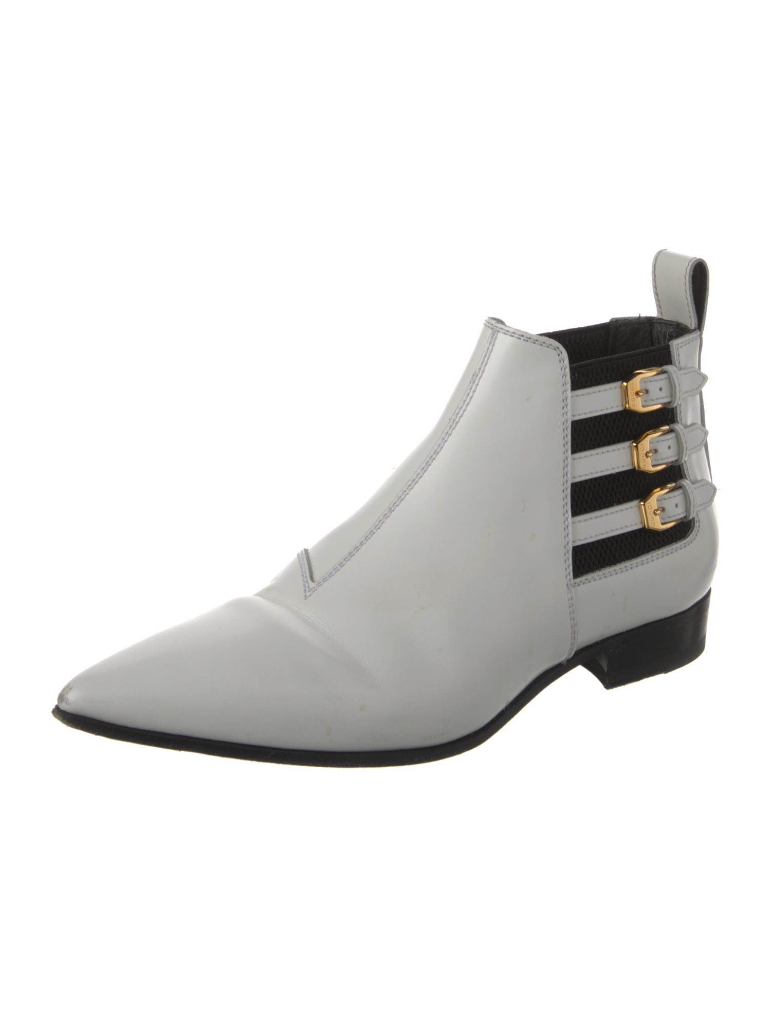 Gucci Leather Chelsea Boots