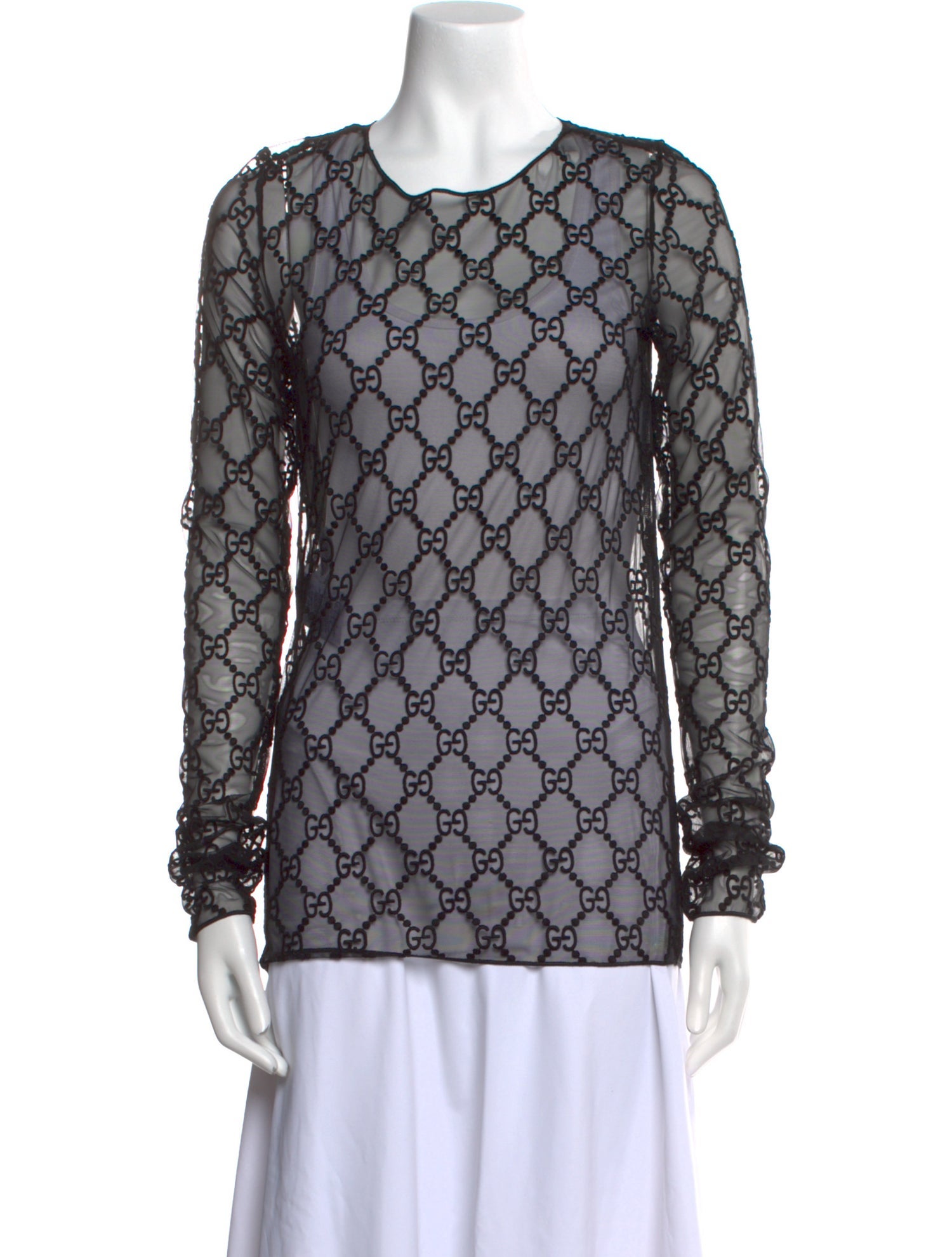 Gucci Printed Crew Neck Sweatshirt