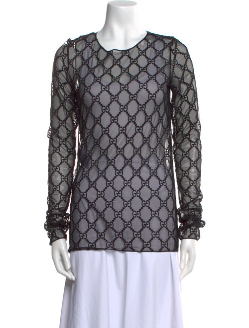 Gucci Printed Crew Neck Sweatshirt