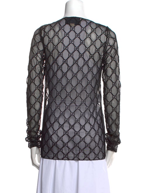 Gucci Printed Crew Neck Sweatshirt