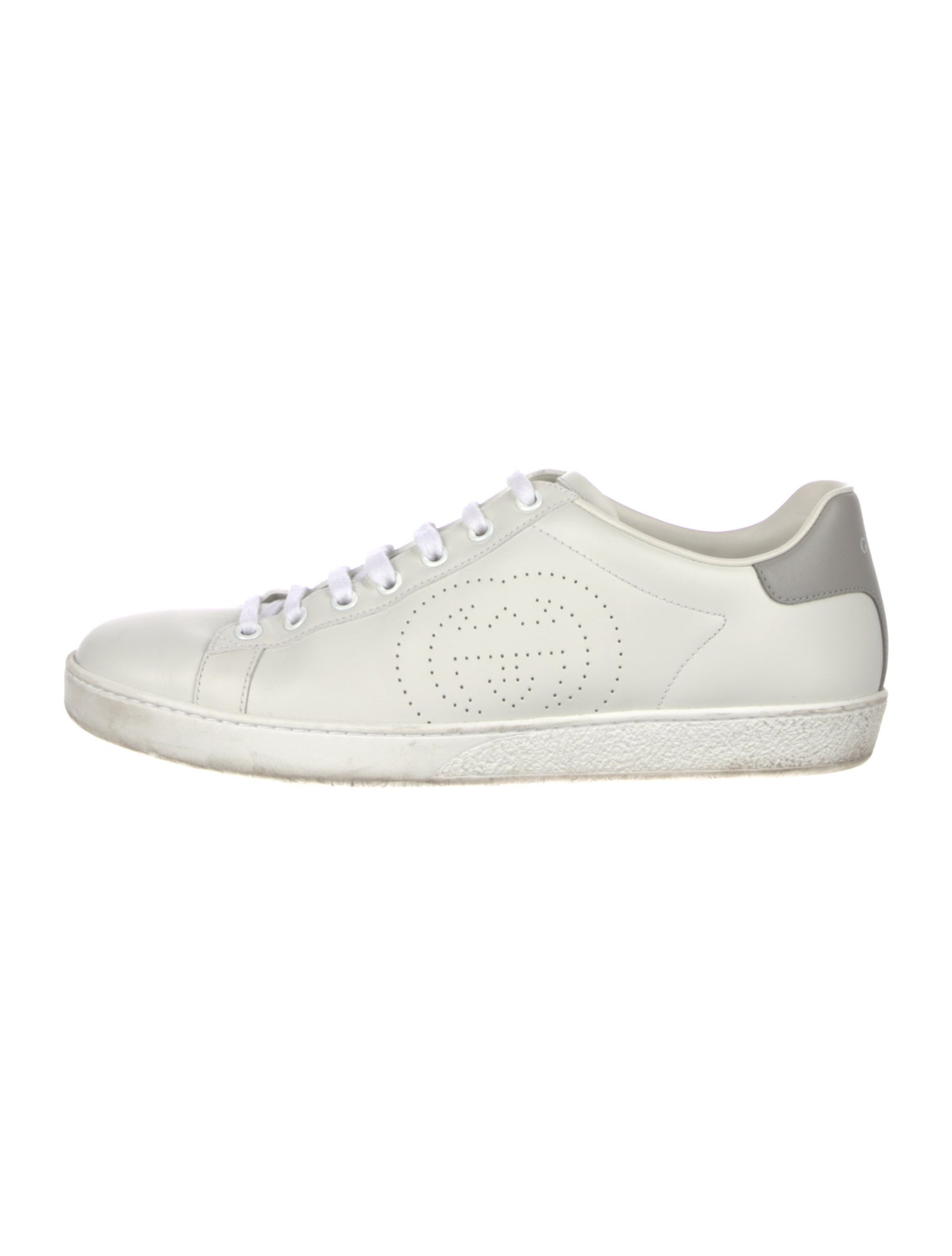 Gucci Interlocking G Logo Leather Sneakers