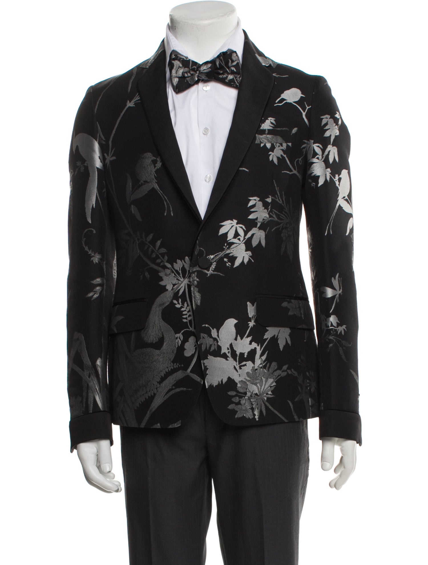 Gucci Floral Print Blazer
