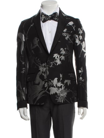 Gucci Floral Print Blazer