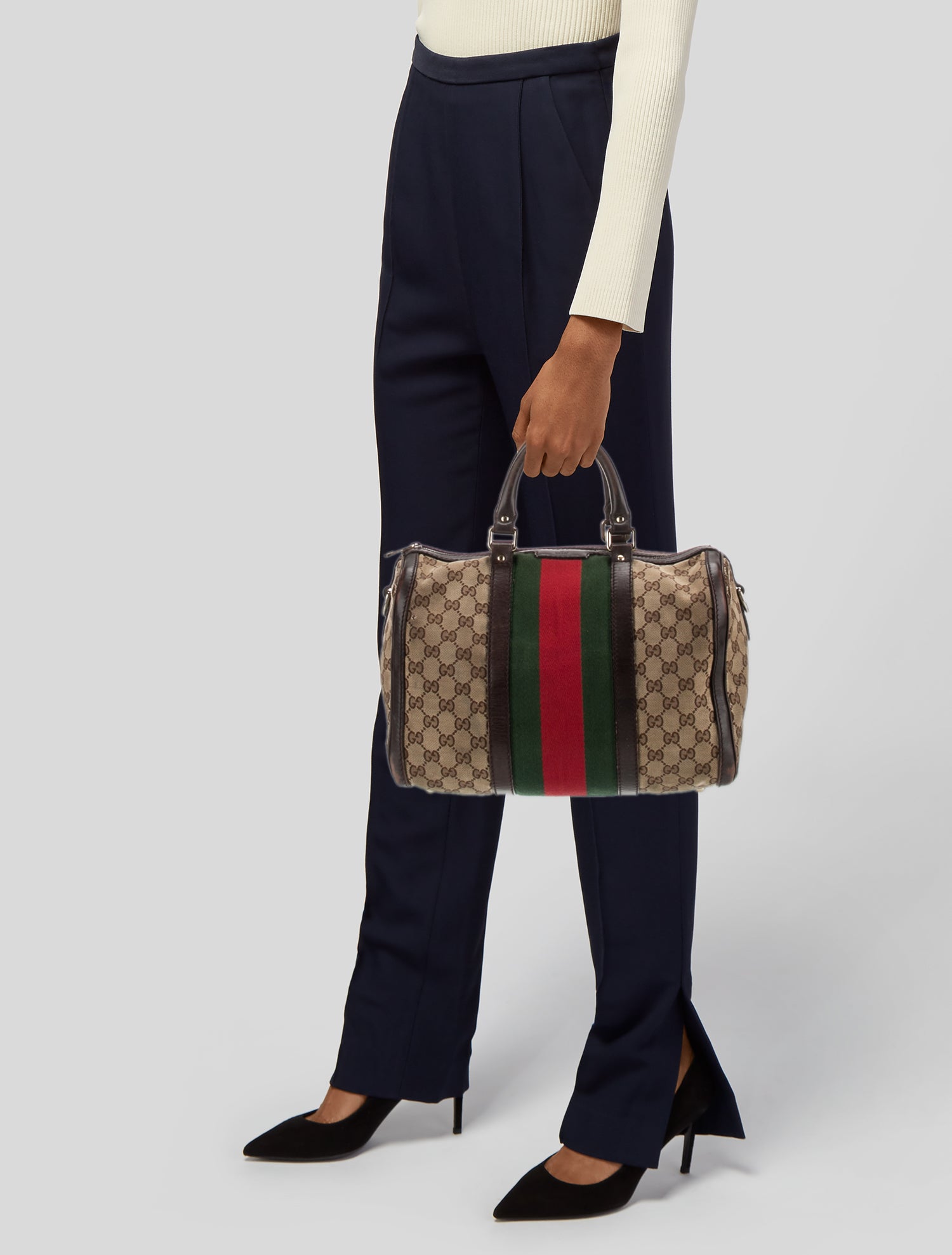 Gucci GG Canvas Boston Medium