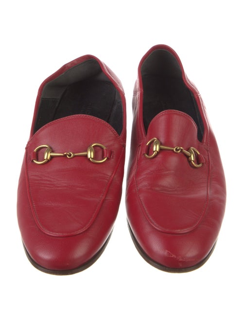 Gucci Horsebit Accent Leather Loafers