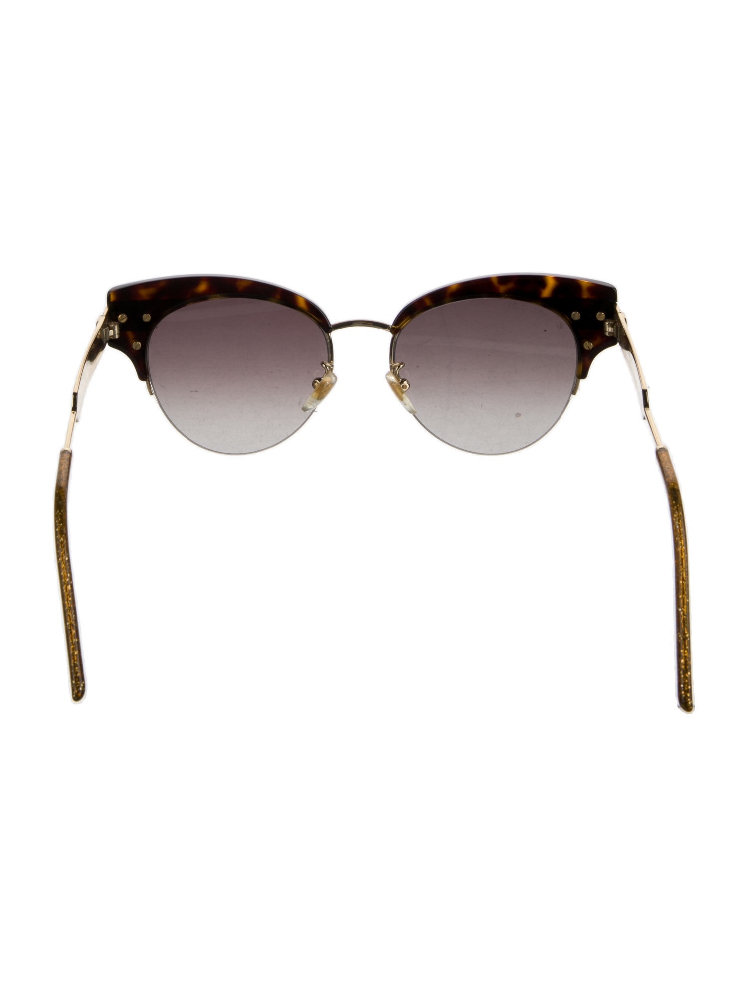 Gucci Web Accent Cat-Eye Sunglasses