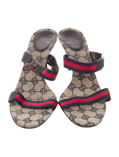 Gucci GG Canvas Canvas Slides