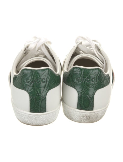 Gucci Leather Colorblock Pattern Sneakers