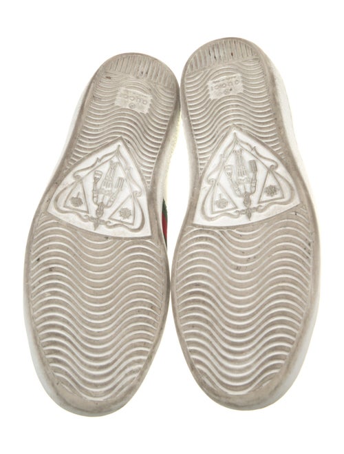 Gucci Leather Colorblock Pattern Sneakers