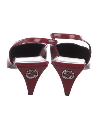 Gucci Mallory Interlocking G Logo Slingback Pumps