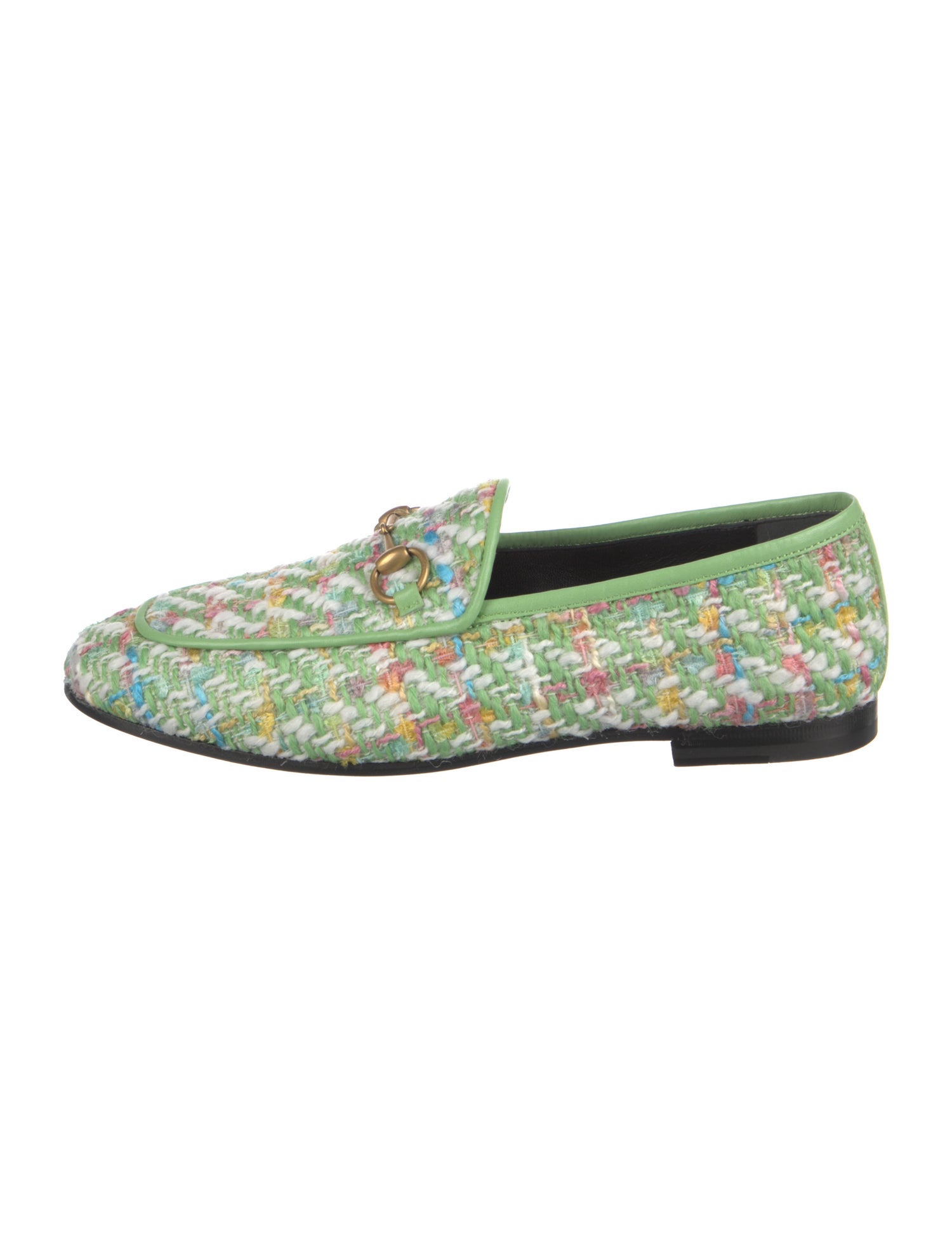 Gucci Jordaan Horsebit Accent Loafers