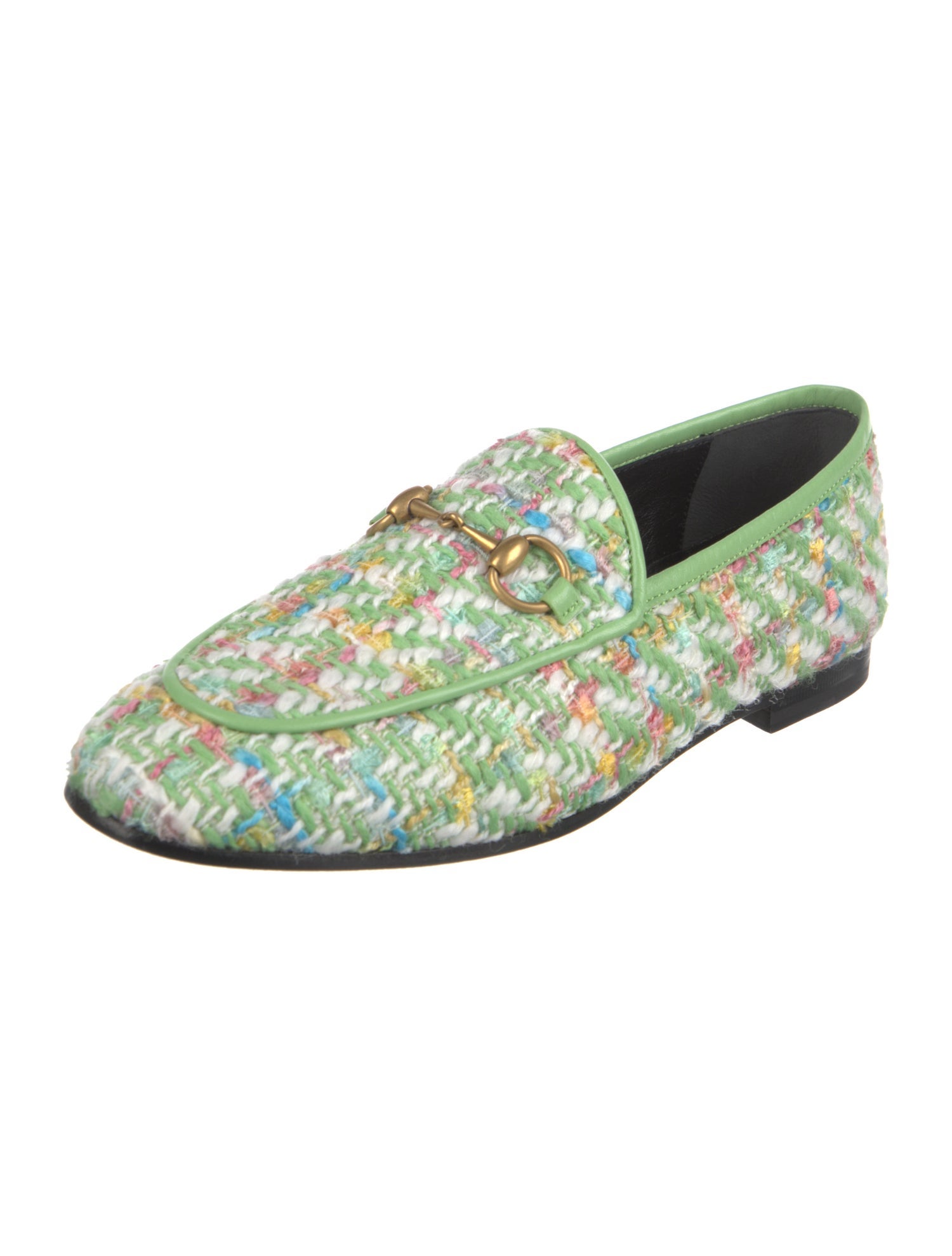 Gucci Jordaan Horsebit Accent Loafers