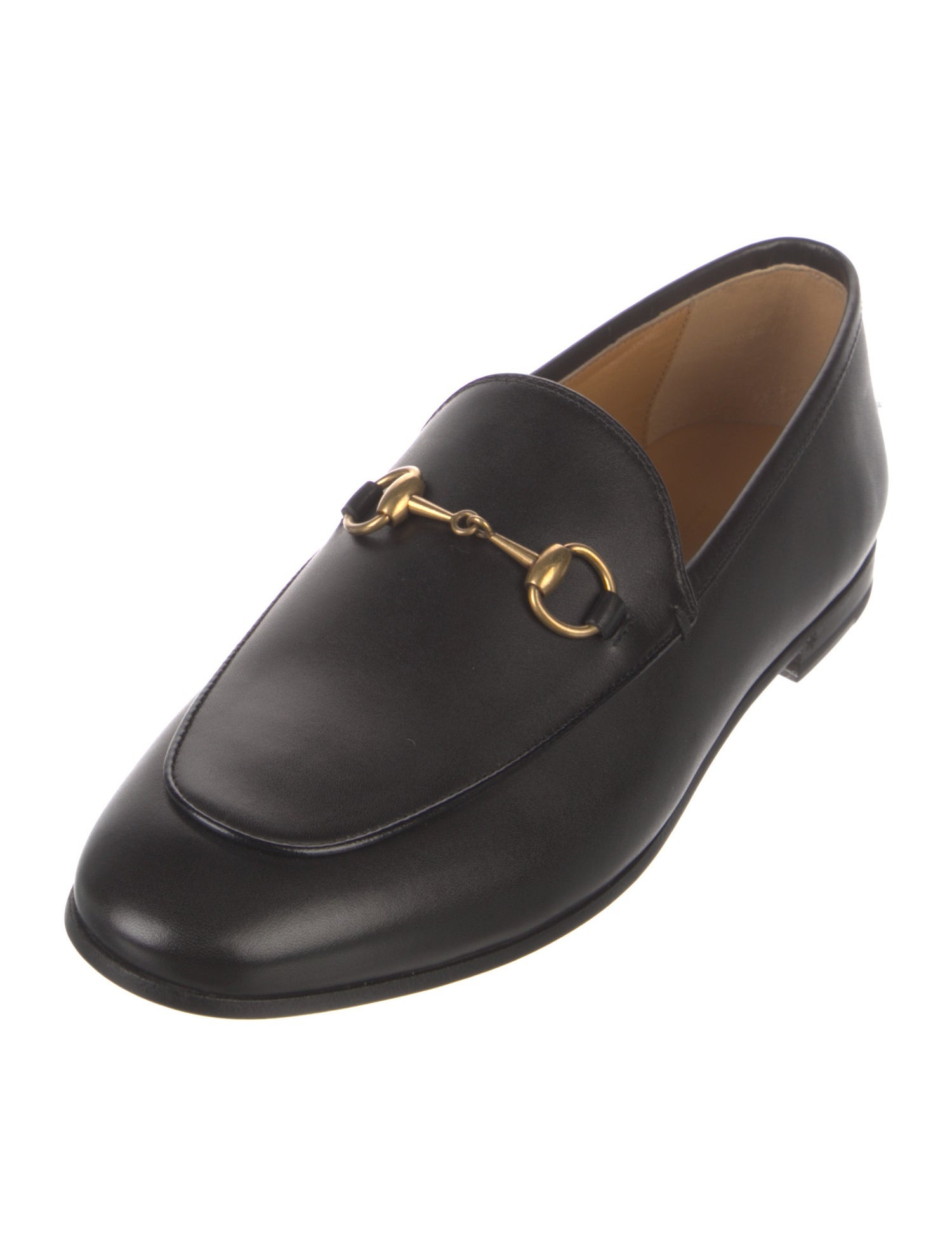 Gucci Jordaan Horsebit Accent Loafers