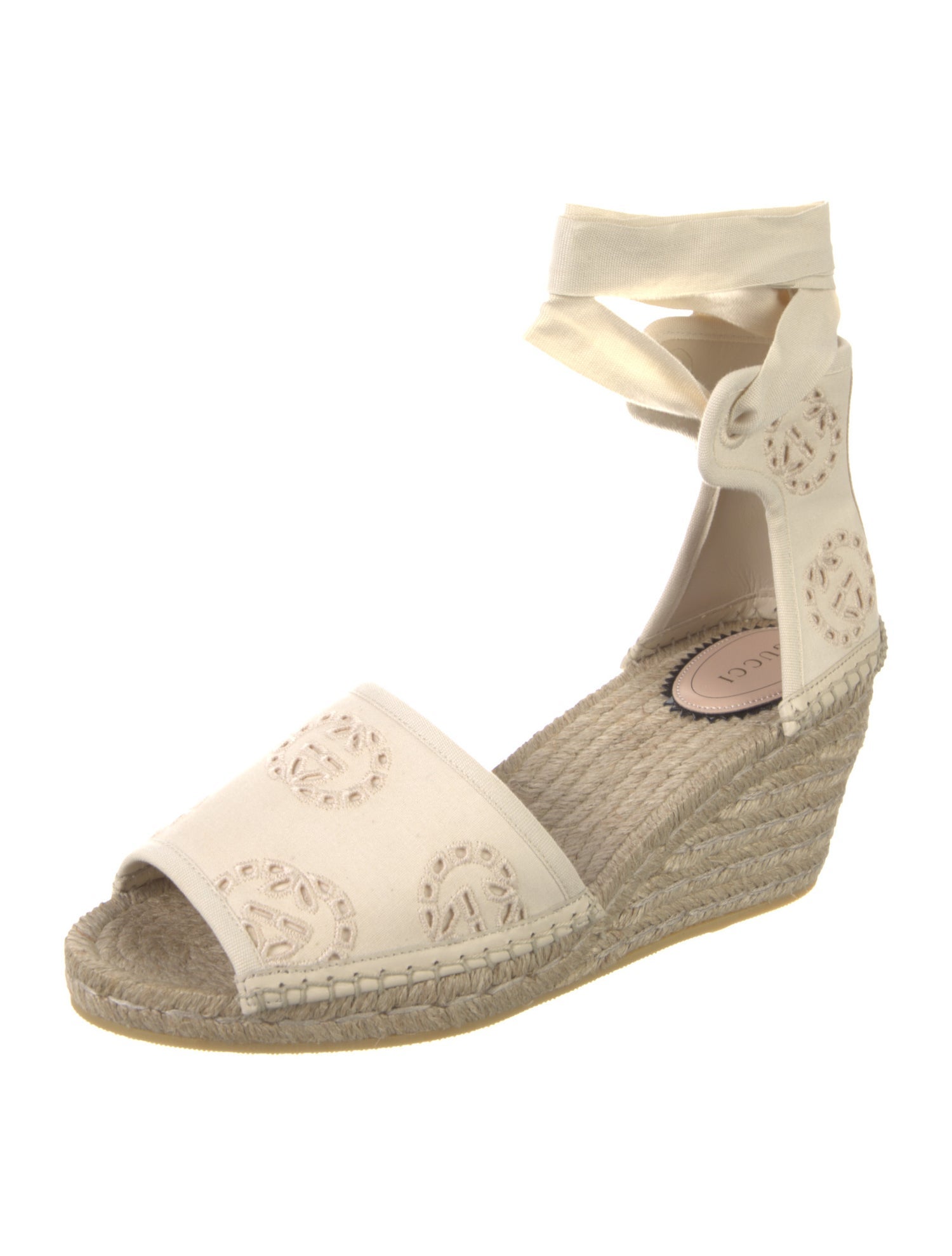 Gucci Interlocking G Logo Canvas Espadrilles