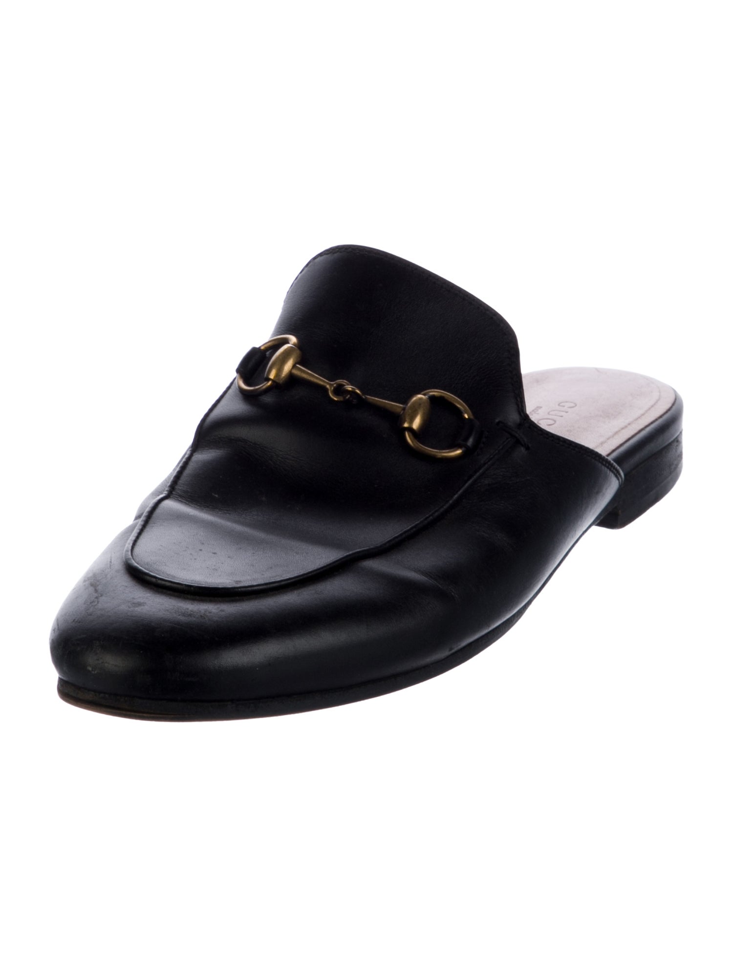 Gucci 1955 Horsebit Accent Leather Mules