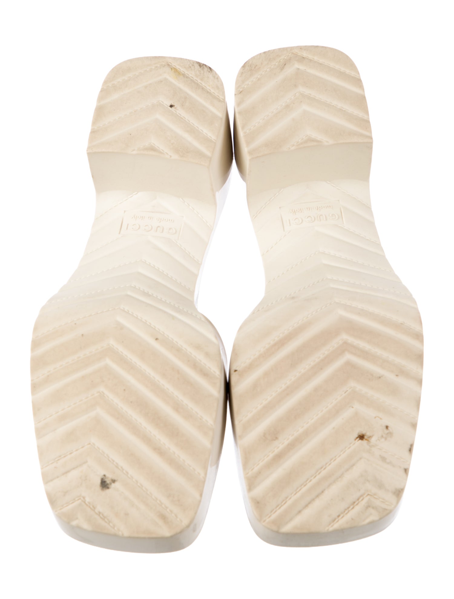 Gucci Plastique 50 Rubber Slides