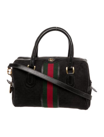 Gucci Web Top Handle Bag Vintage