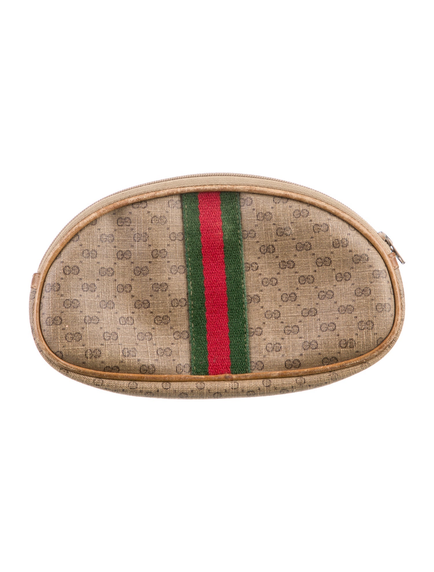 Gucci Vintage Web Accent Wristlet