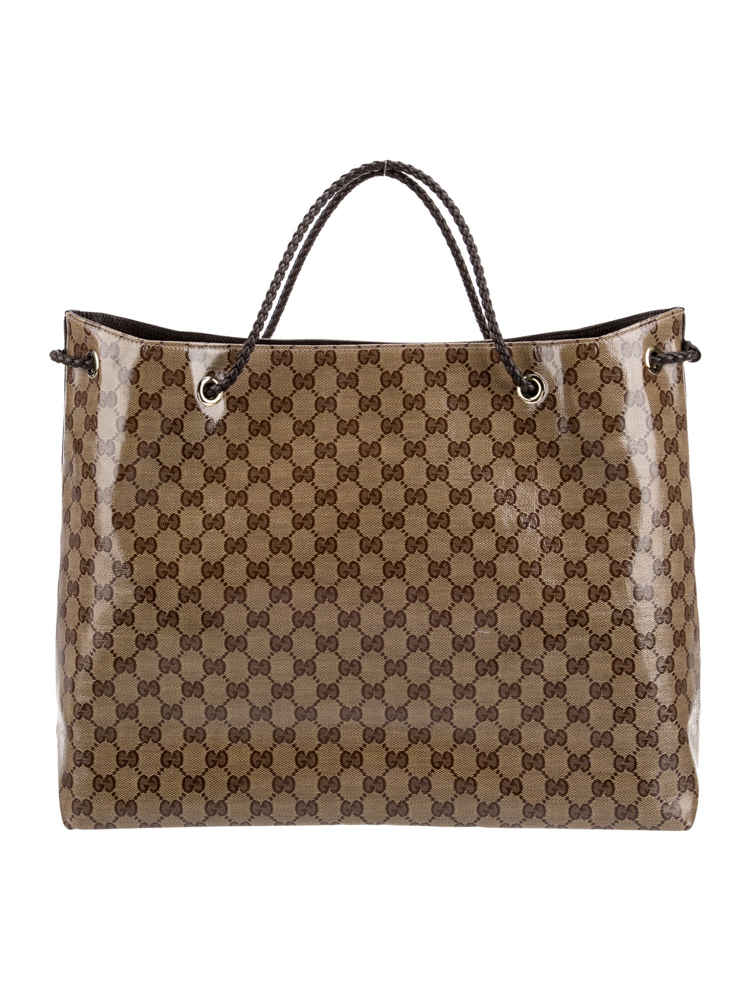 Gucci GG Crystal Gifford Large - Brown Totes, Handbags