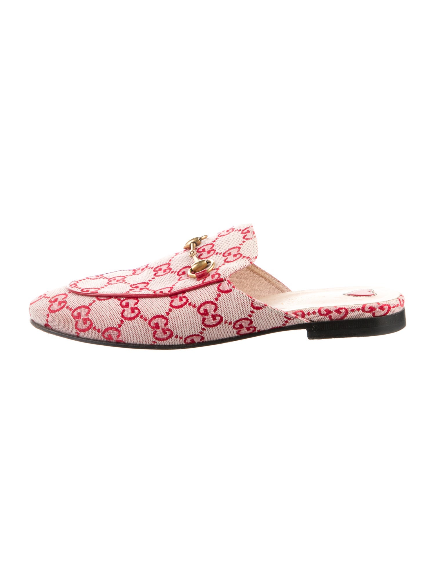 Gucci Princetown GG Canvas Mules